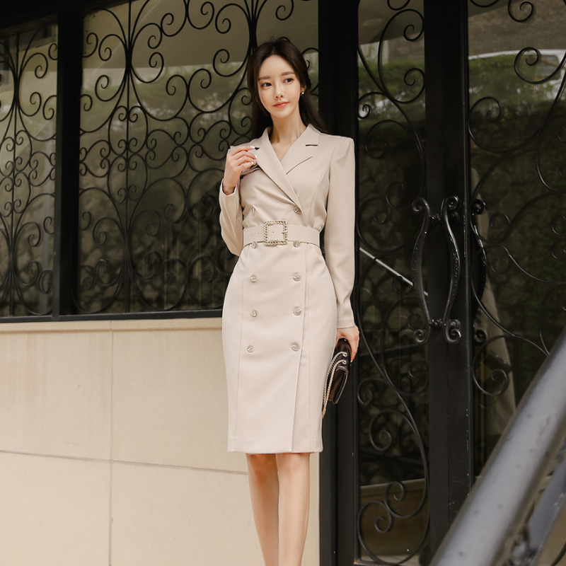 Autumn and winter dress business suit for women