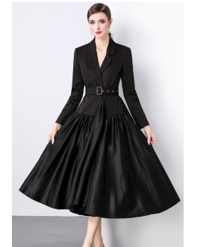 Splice temperament business suit France style dress