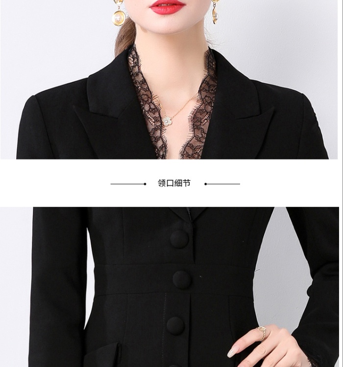 Hepburn style France style business suit lace dress for women