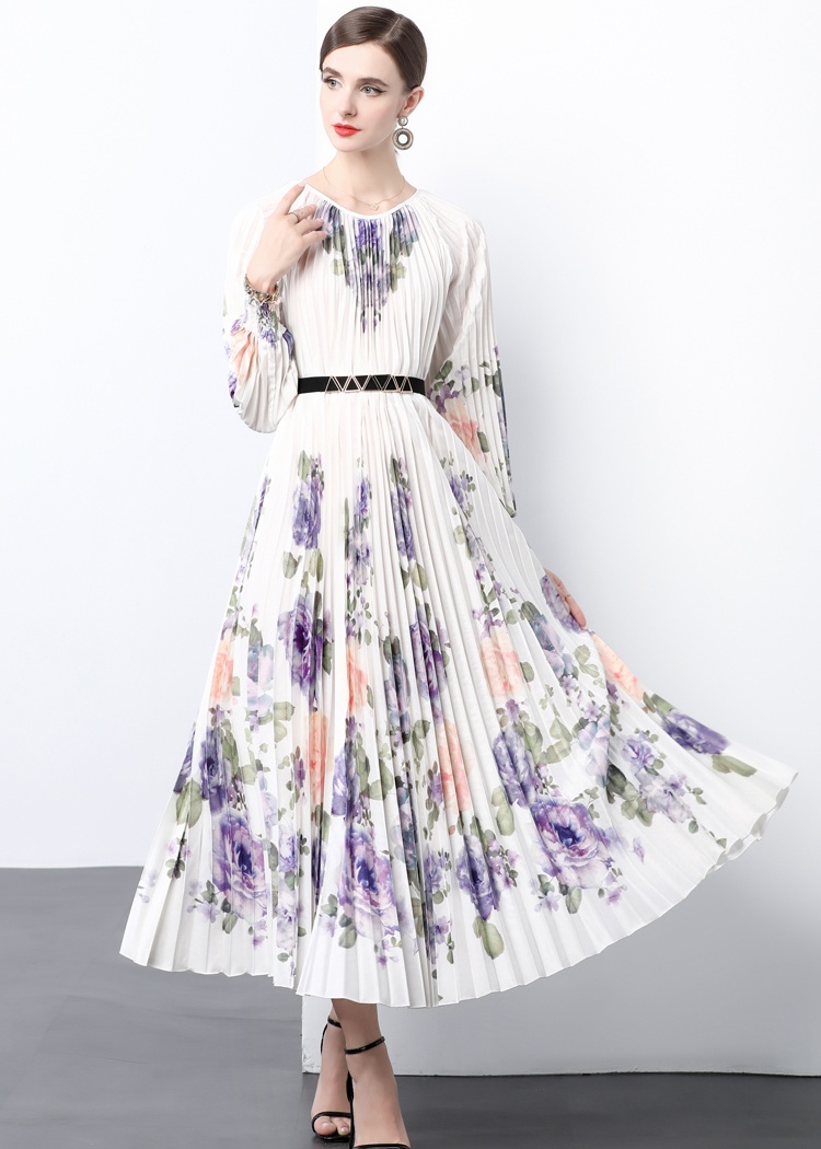 Organ Pleats Please pleated big skirt dress