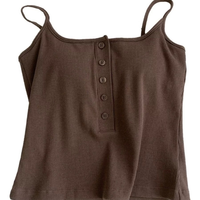 Enticement with chest pad tops short bottoming vest