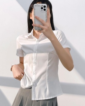 Profession Casual shirt summer white tops for women