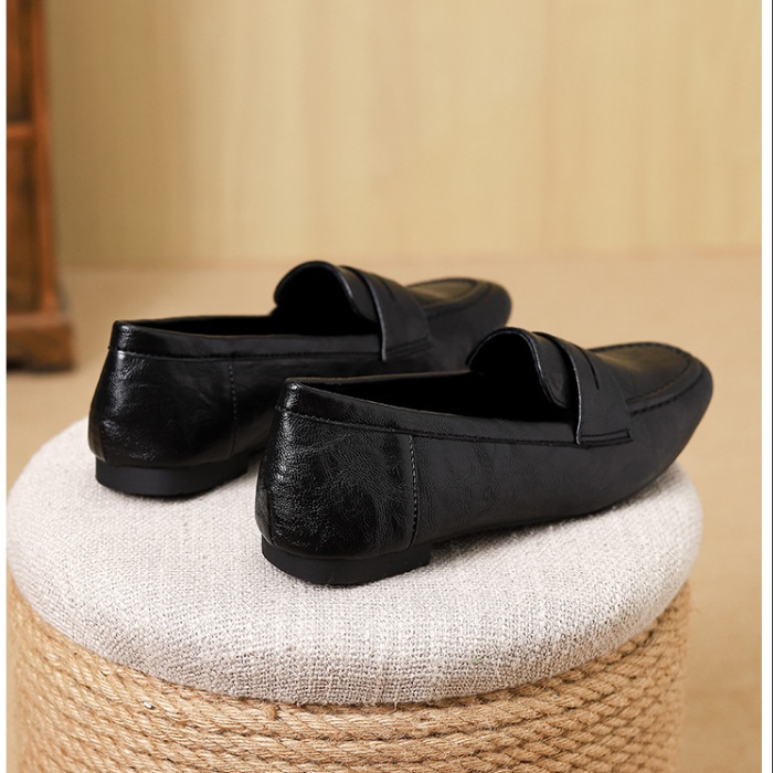 British style small lazy shoes low lounger shoes