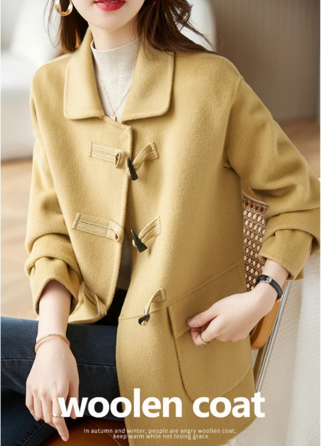 Temperament coat Korean style overcoat for women