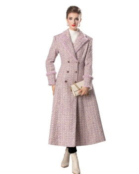 Clip cotton long sleeve coat European style overcoat