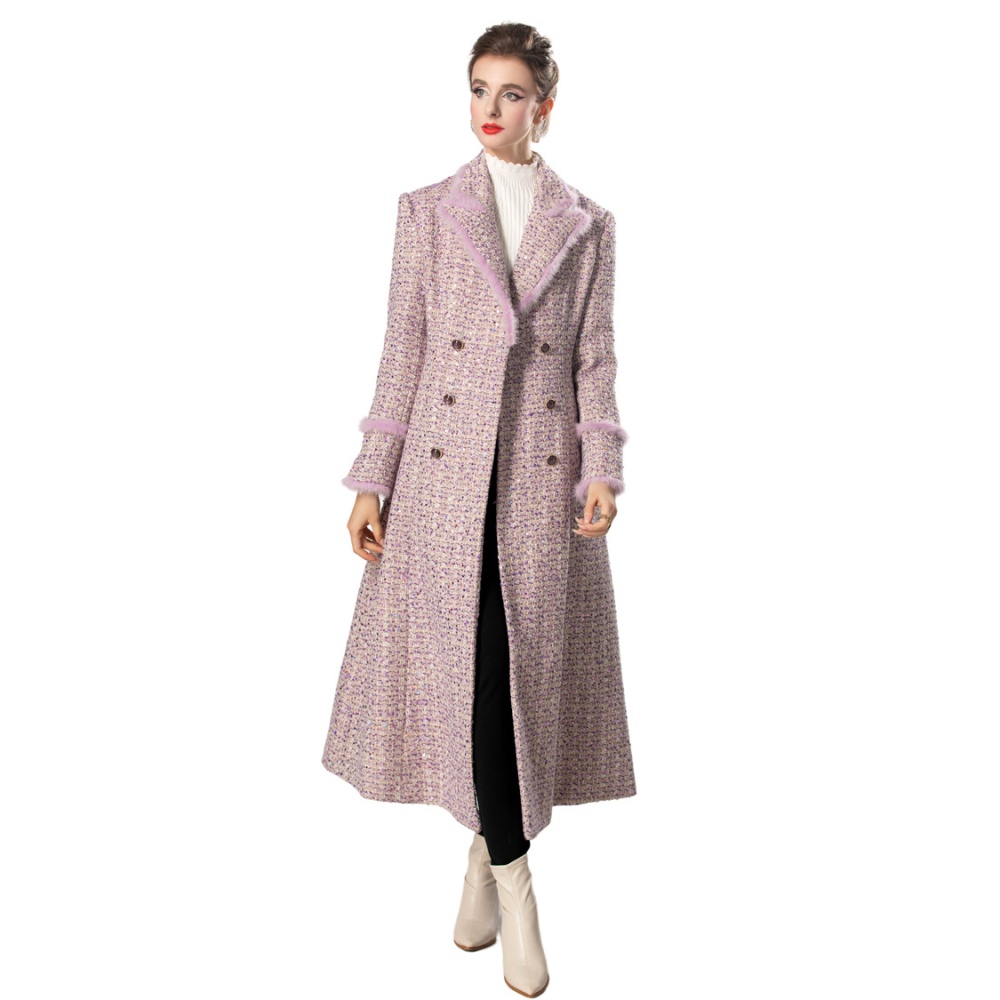 Clip cotton long sleeve coat European style overcoat