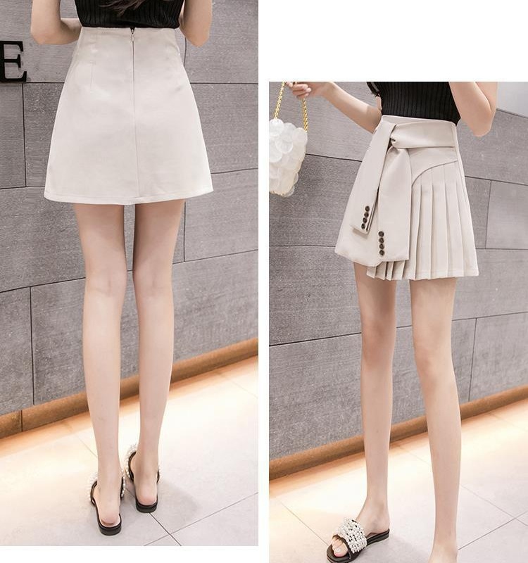 High waist business suit short skirt for women