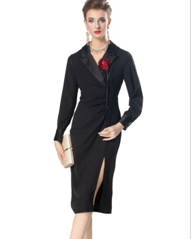 Lazy European style dress autumn business suit for women