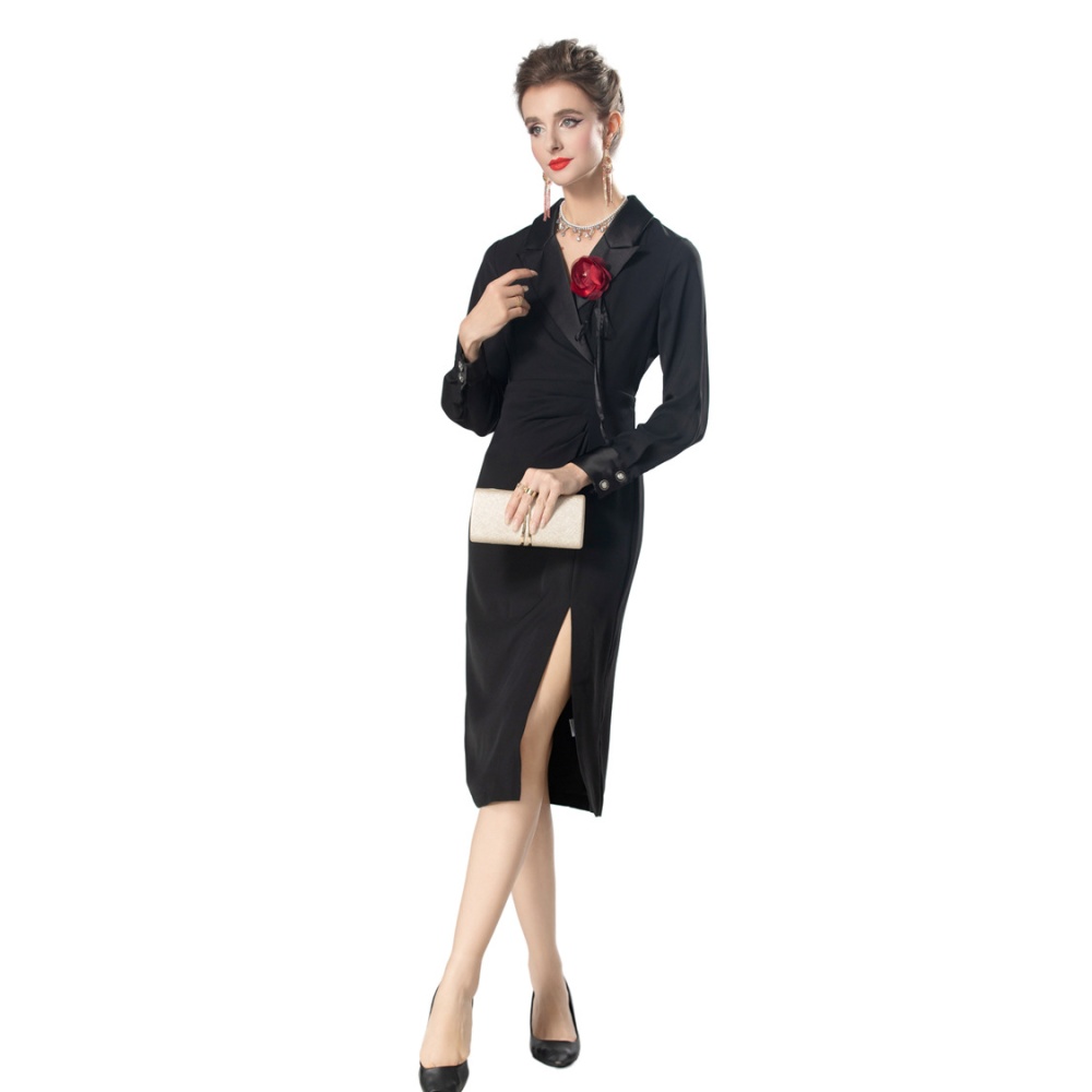 Lazy European style dress autumn business suit for women