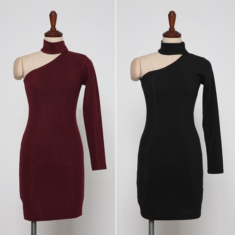 Temperament sexy nightclub spring and autumn dress