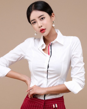 Fashion spring and autumn Korean style profession shirt for women