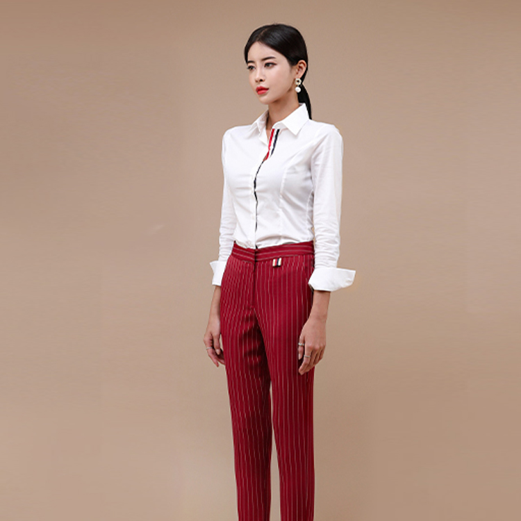 Fashion spring and autumn Korean style profession shirt for women