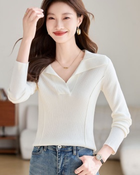 Korean style autumn bottoming shirt pullover knitted tops