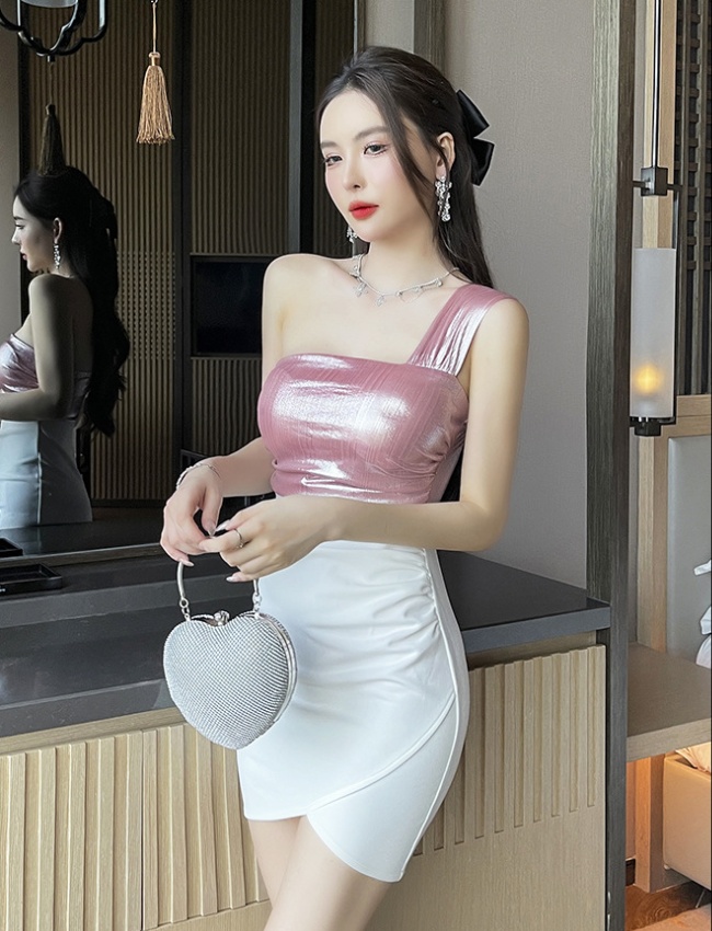 Slim overalls T-back nightclub temperament dress for women