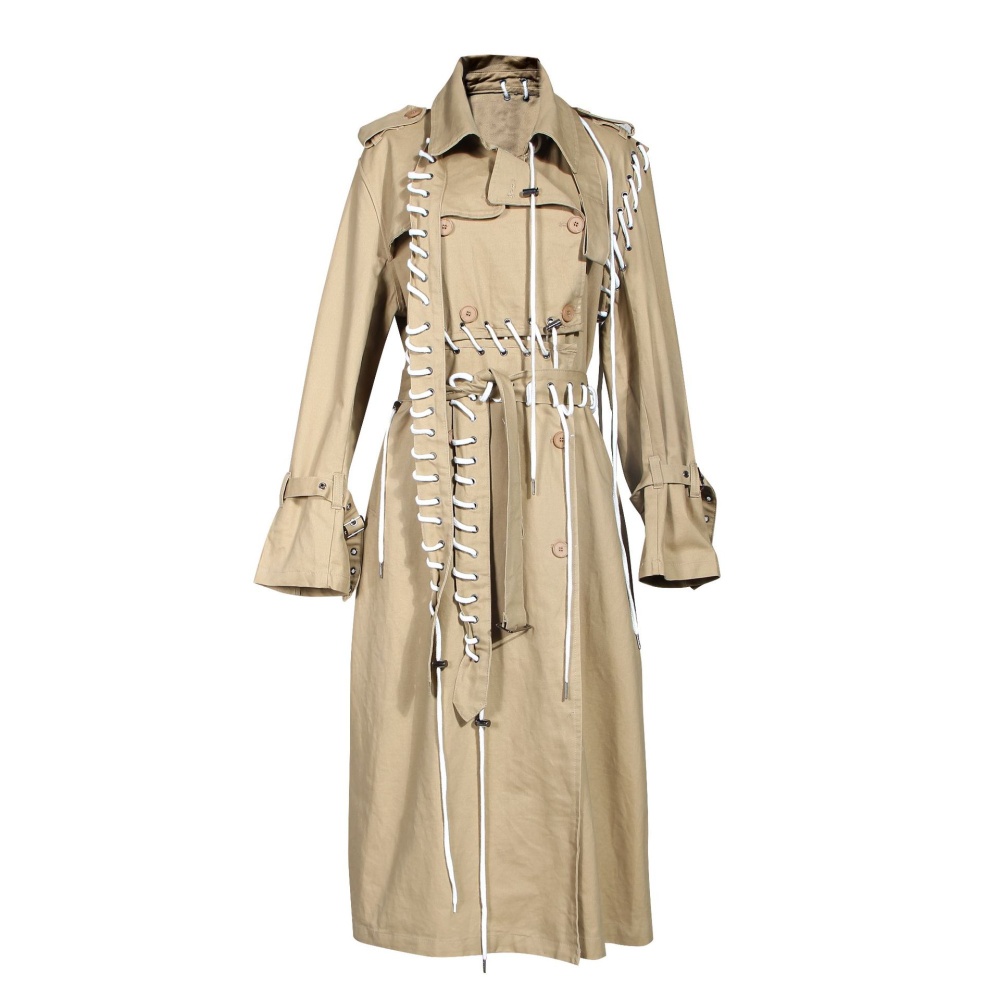 Spring and autumn coat lengthen dress for women