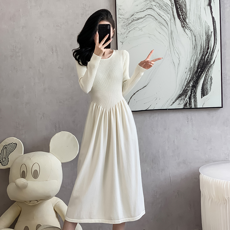 France style sweet slim Korean style temperament dress