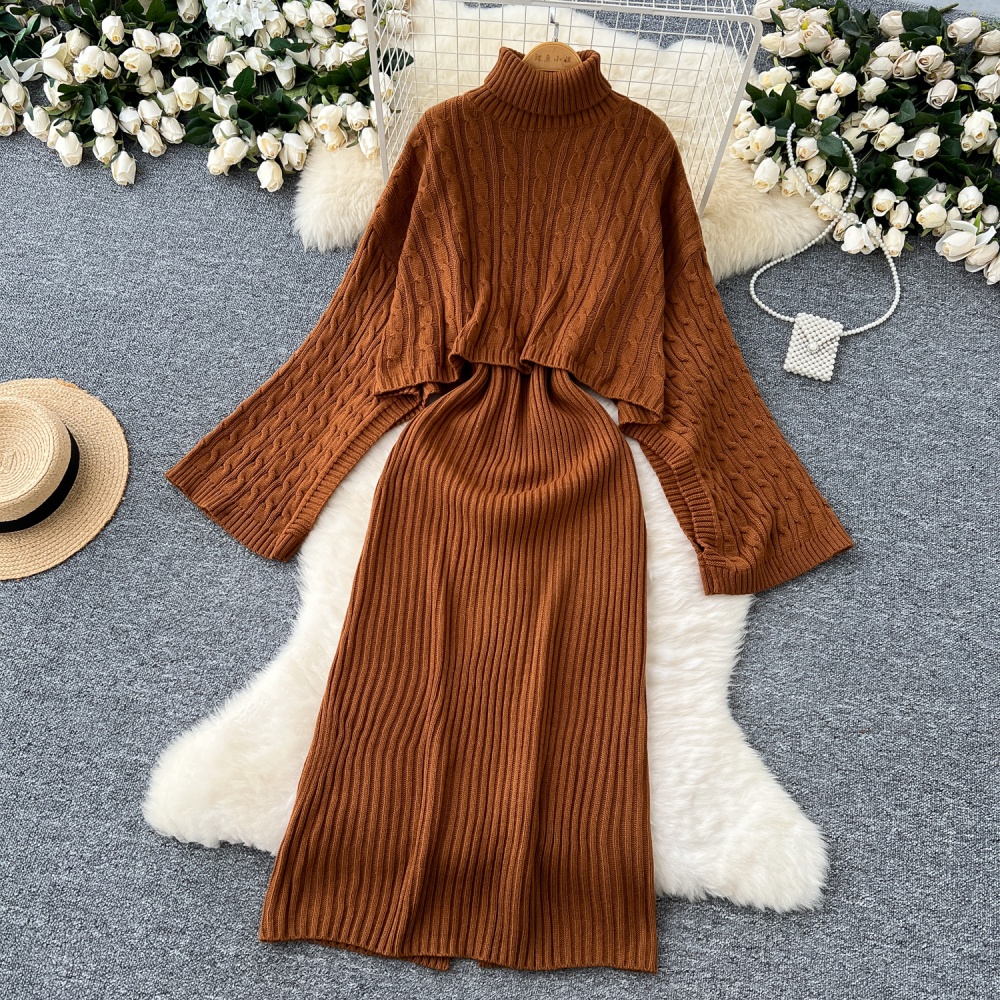 Show young smock sweater 2pcs set for women