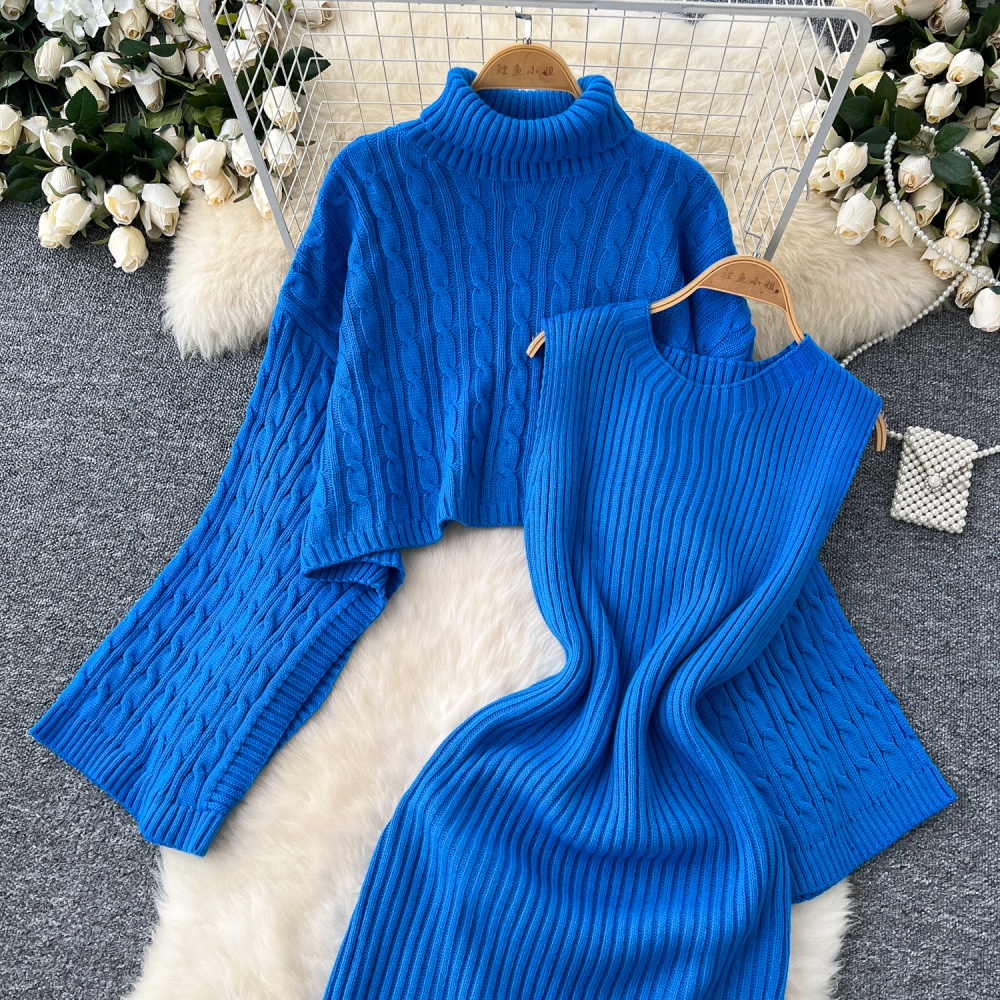 Show young smock sweater 2pcs set for women