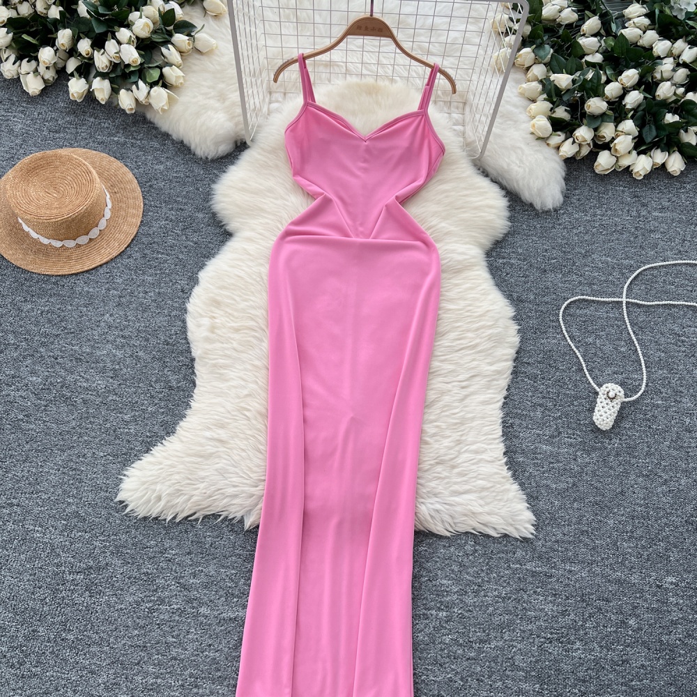 Spicegirl European style slim enticement split dress for women