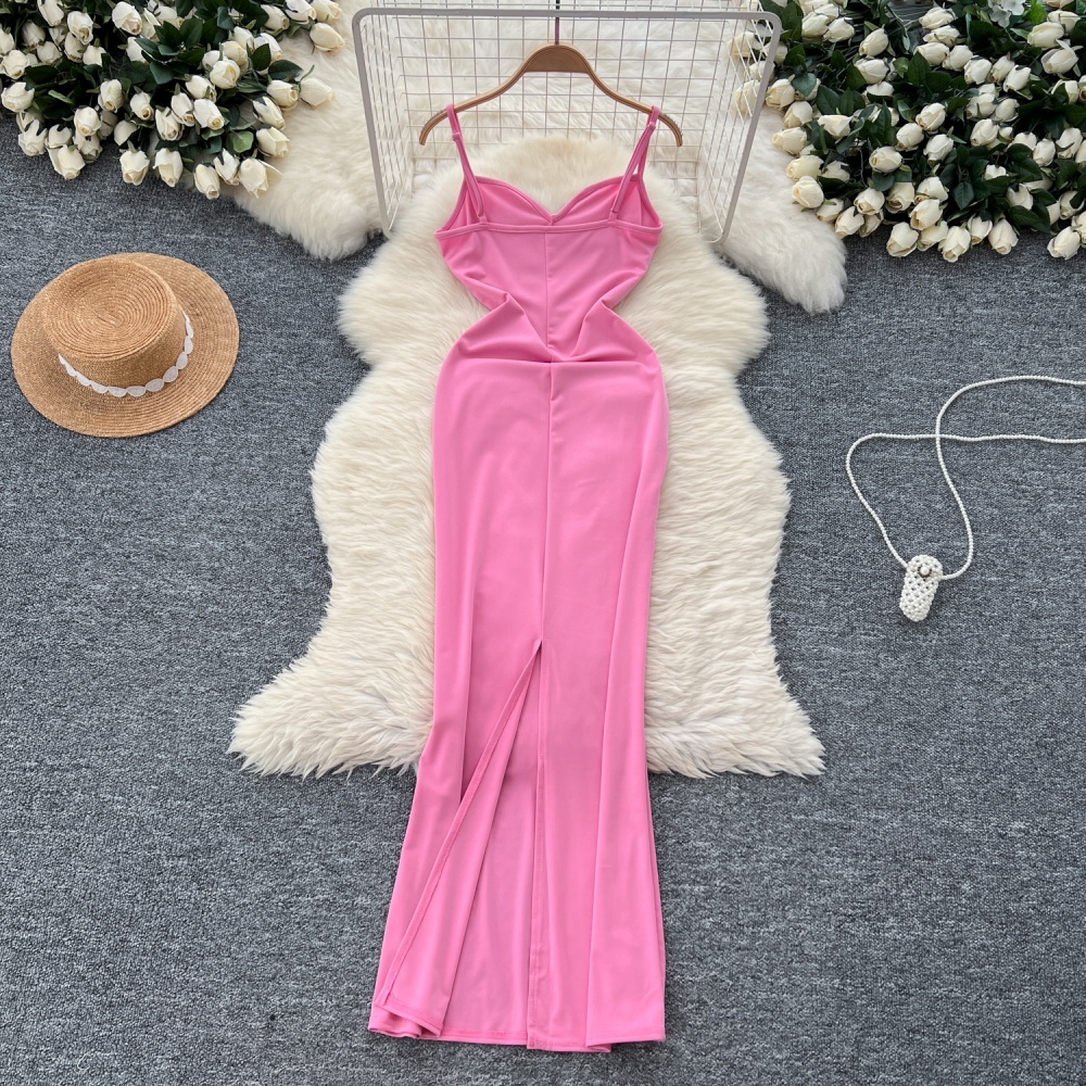 Spicegirl European style slim enticement split dress for women