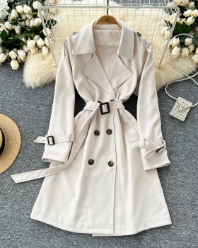 Autumn British style bandage Casual coat for women