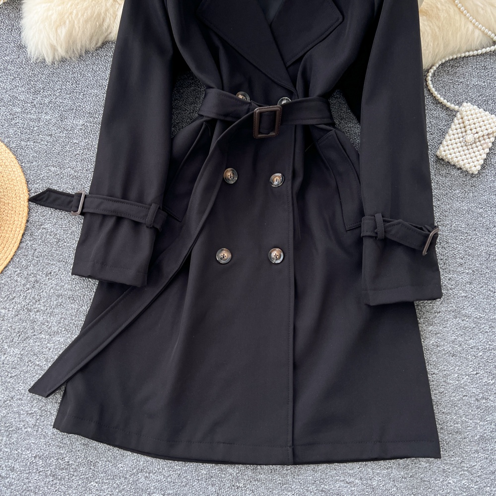 Autumn British style bandage Casual coat for women