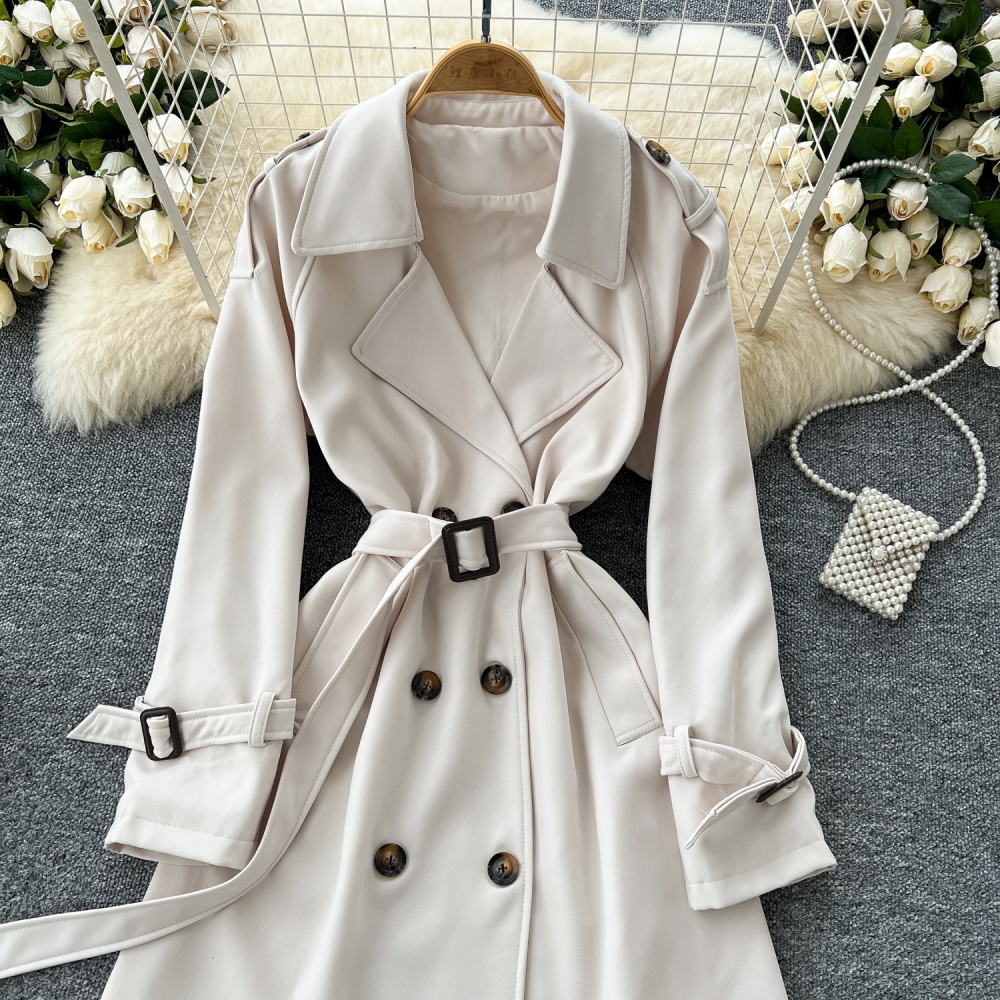 Autumn British style bandage Casual coat for women