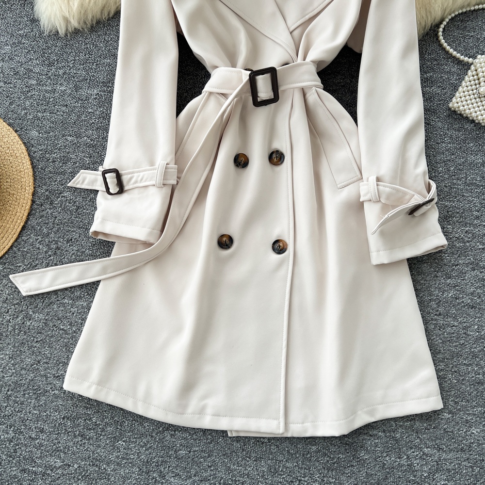 Autumn British style bandage Casual coat for women