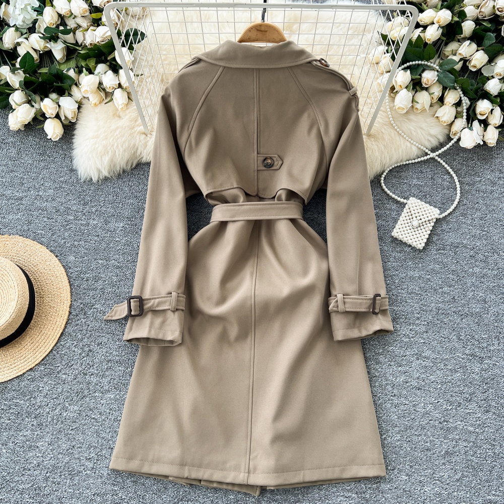 Autumn British style bandage Casual coat for women