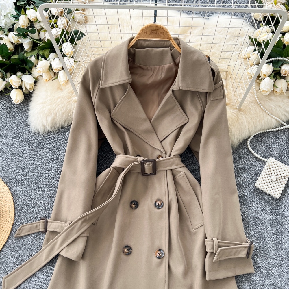 Autumn British style bandage Casual coat for women