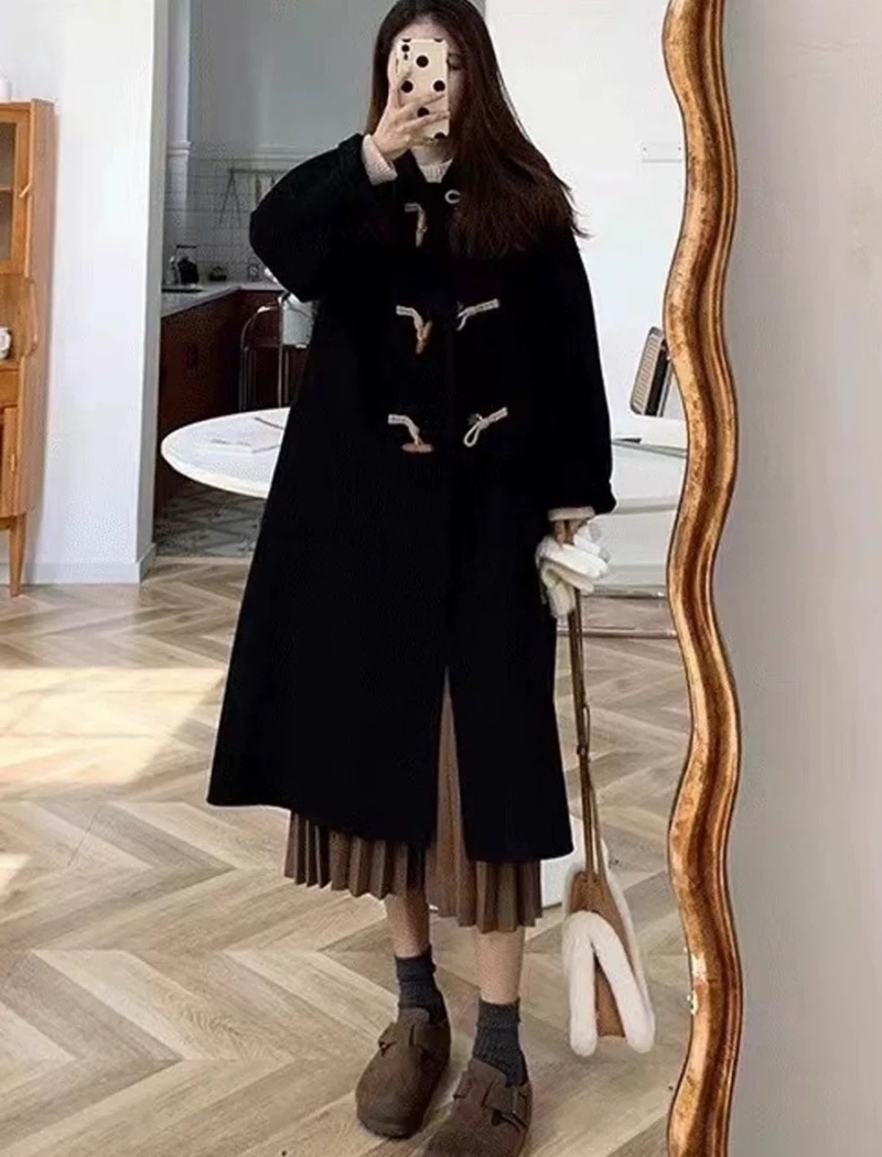 Woolen woolen coat Korean style overcoat for women