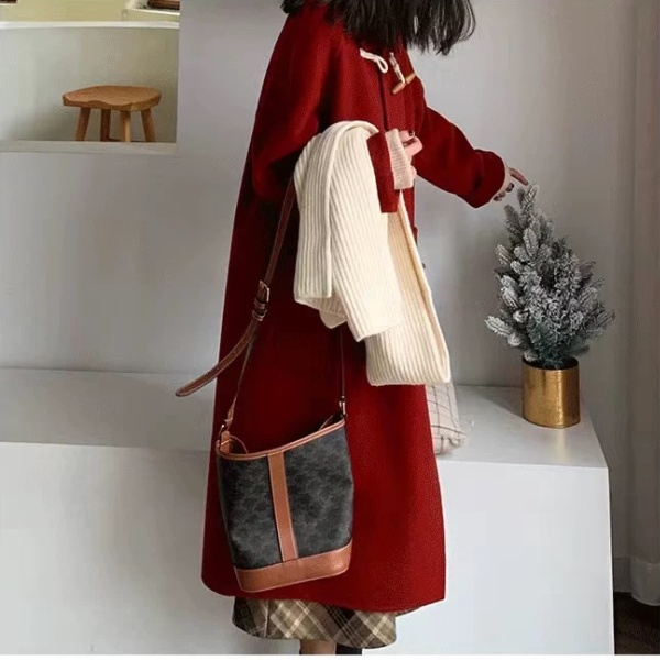 Woolen woolen coat Korean style overcoat for women