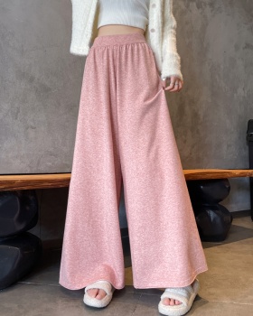 Mopping lazy pants loose wide leg pants for women