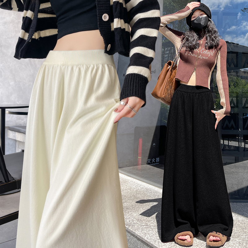 Mopping lazy pants loose wide leg pants for women