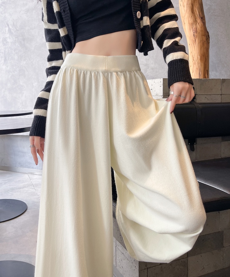 Mopping lazy pants loose wide leg pants for women