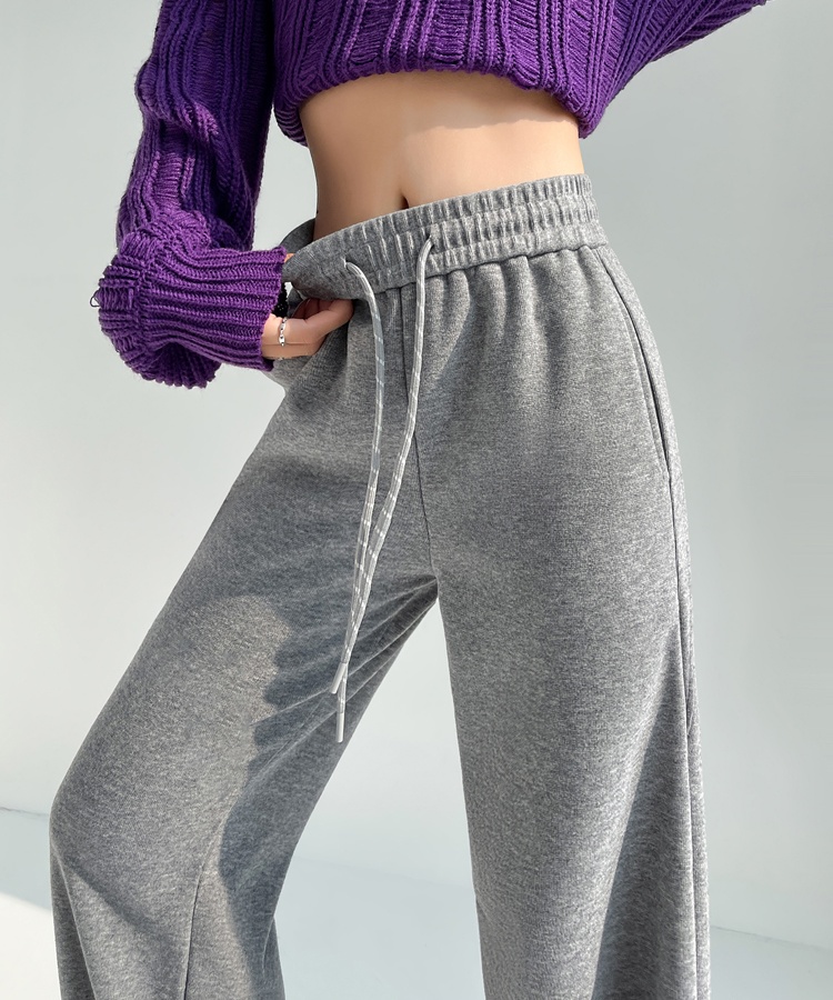 Speaker high waist sweatpants mopping autumn pants for women