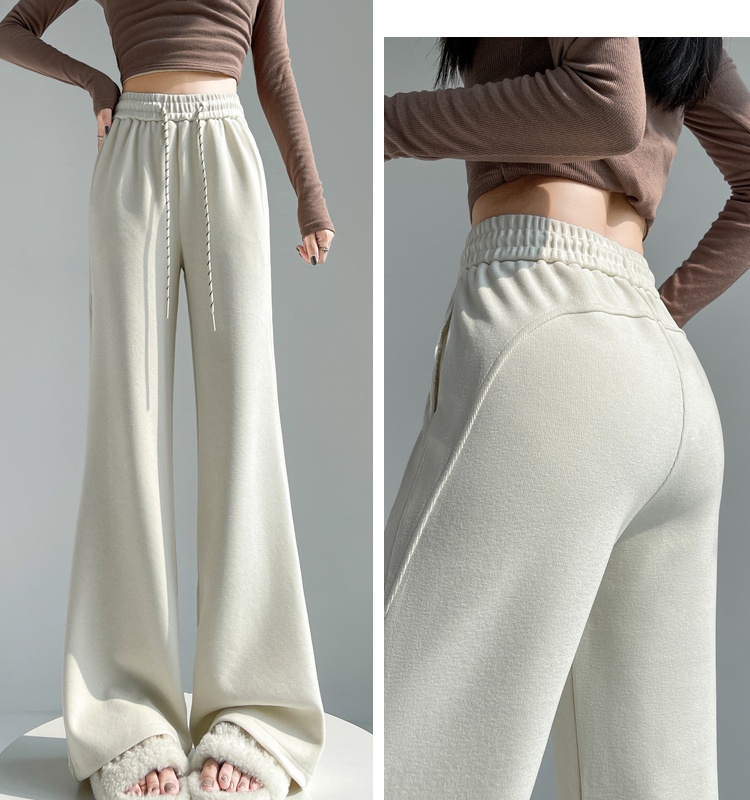 Speaker high waist sweatpants mopping autumn pants for women