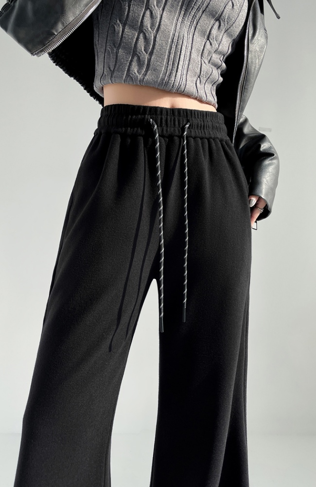 Speaker high waist sweatpants mopping autumn pants for women