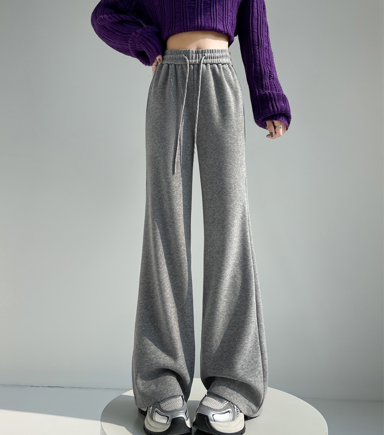 Speaker high waist sweatpants mopping autumn pants for women