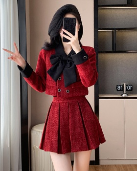 Chanelstyle short skirt jacket 2pcs set