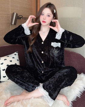 Wears outside light luxury pajamas a set for women