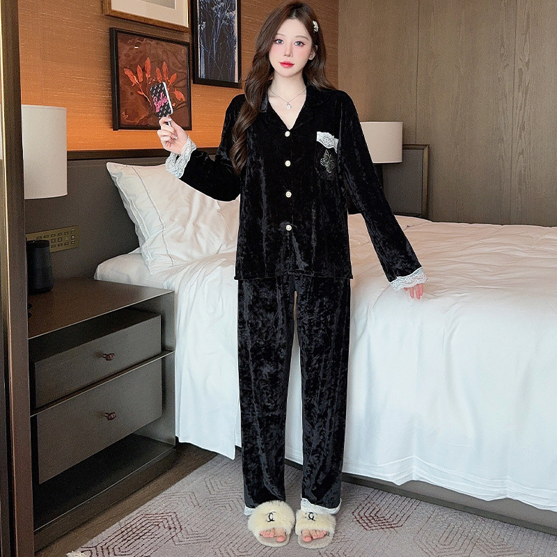 Wears outside light luxury pajamas a set for women