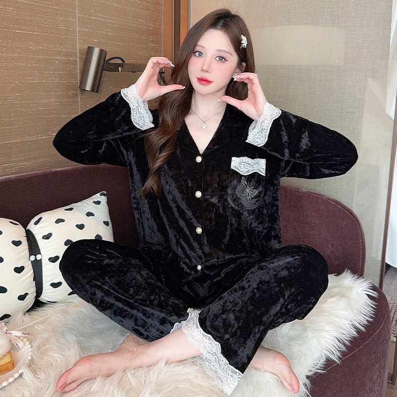 Wears outside light luxury pajamas a set for women