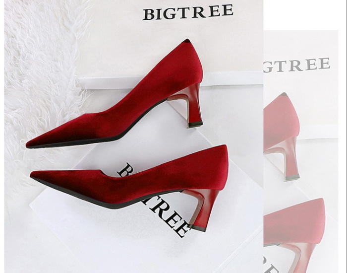 Low European style high-heeled shoes fashion shoes for women