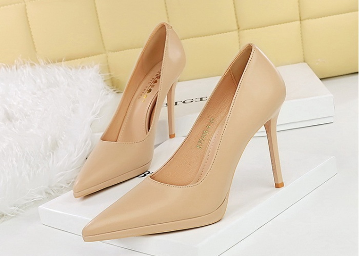 Pointed high-heeled high-heeled shoes fine-root retro shoes