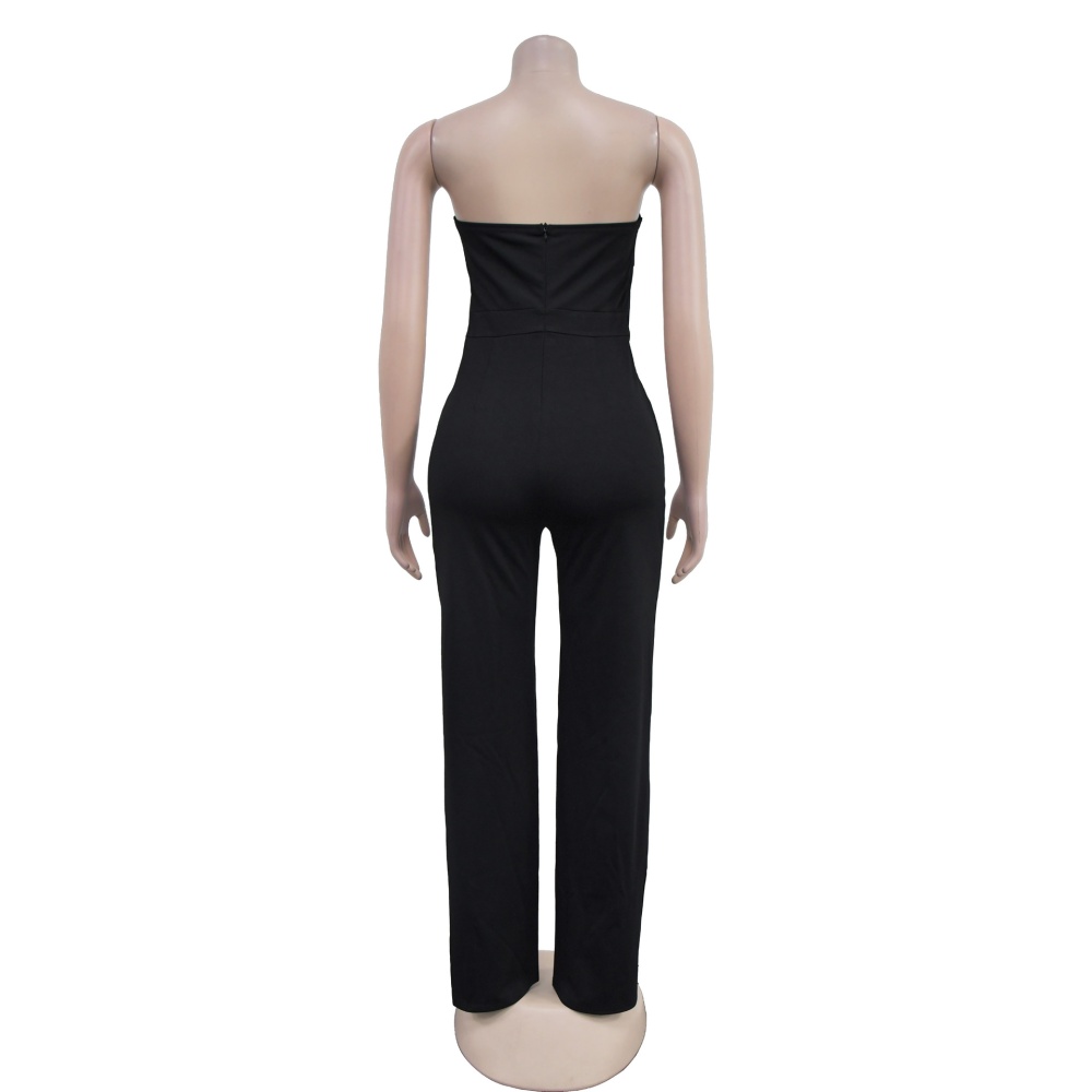 Fashion jumpsuit European style long pants for women