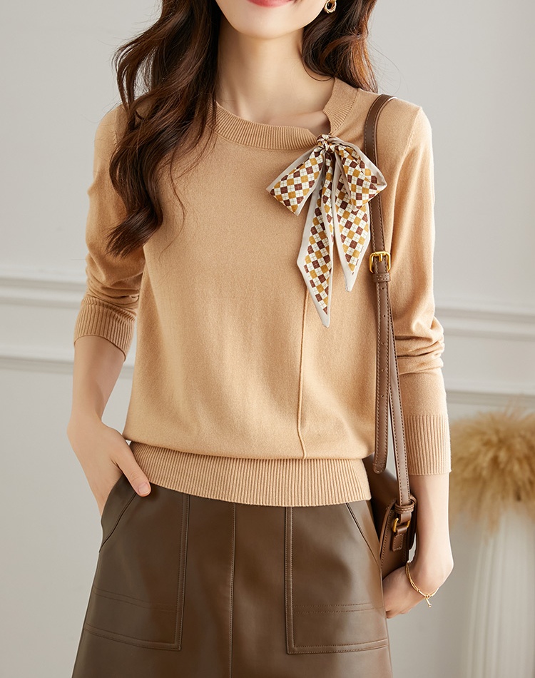 France style slim scarves autumn sweater for women