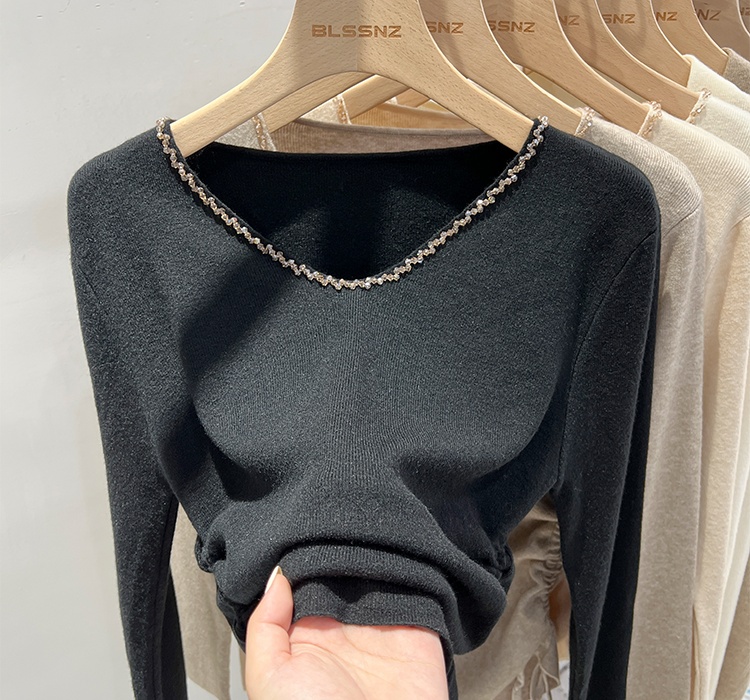 Autumn and winter tops bottoming shirt for women