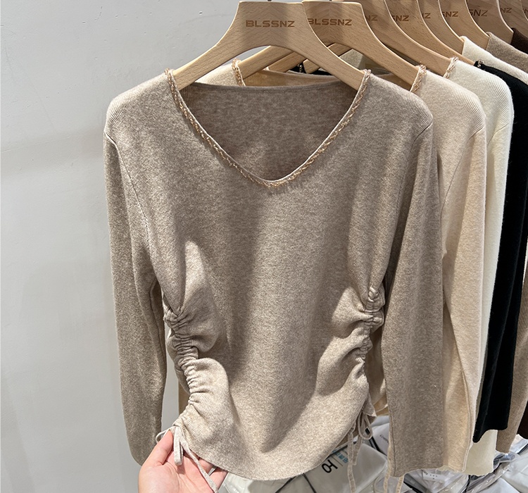 Autumn and winter tops bottoming shirt for women