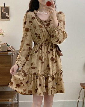 France style slim large yard dress for women